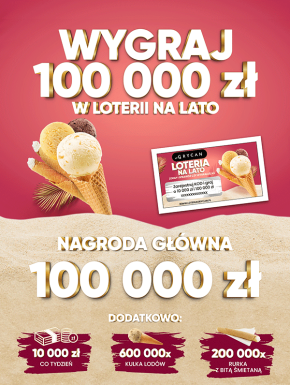 „Loteria na lato” loteria promocyjna marki Grycan