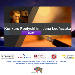 Konkurs Poetycki im. Jana Leończuka 2024