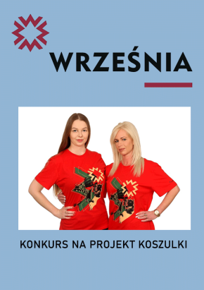 Konkurs na projekt koszulki promocyjnej Wrześni na 2025 rok