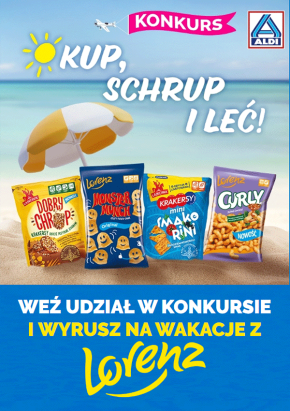 „Kup, schrup i leć!” konkurs promocyjny w sklepach Aldi