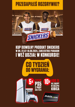 „Snickers w Biedronce” konkurs promocyjny