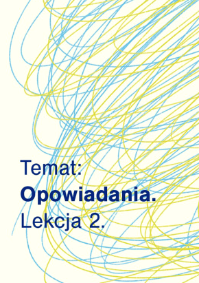 Konkurs literacki „Temat: Opowiadania”