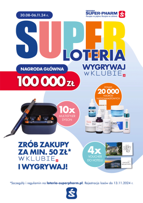 „Superloteria” loteria promocyjna w drogeriach Super-Pharm