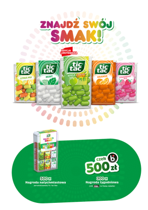 „Tic Tac – znajdź swój smak” loteria promocyjna